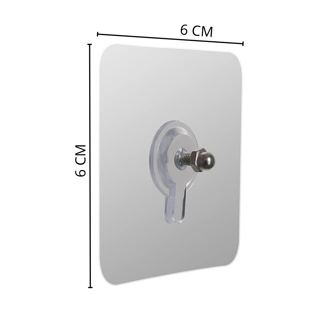 Ganchos Autoadhesivos Impermeables - Gancho de Tornillo Para Colgar sin Taladrar, sin Clavos,