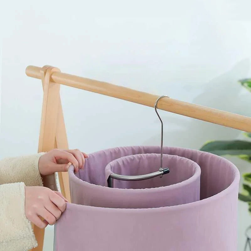 SpiralDry™ - Pack de 2 Tendederos de Sábanas en Espiral de Acero Inoxidable para Ropa de Cama y Mantas para un Secado Uniforme