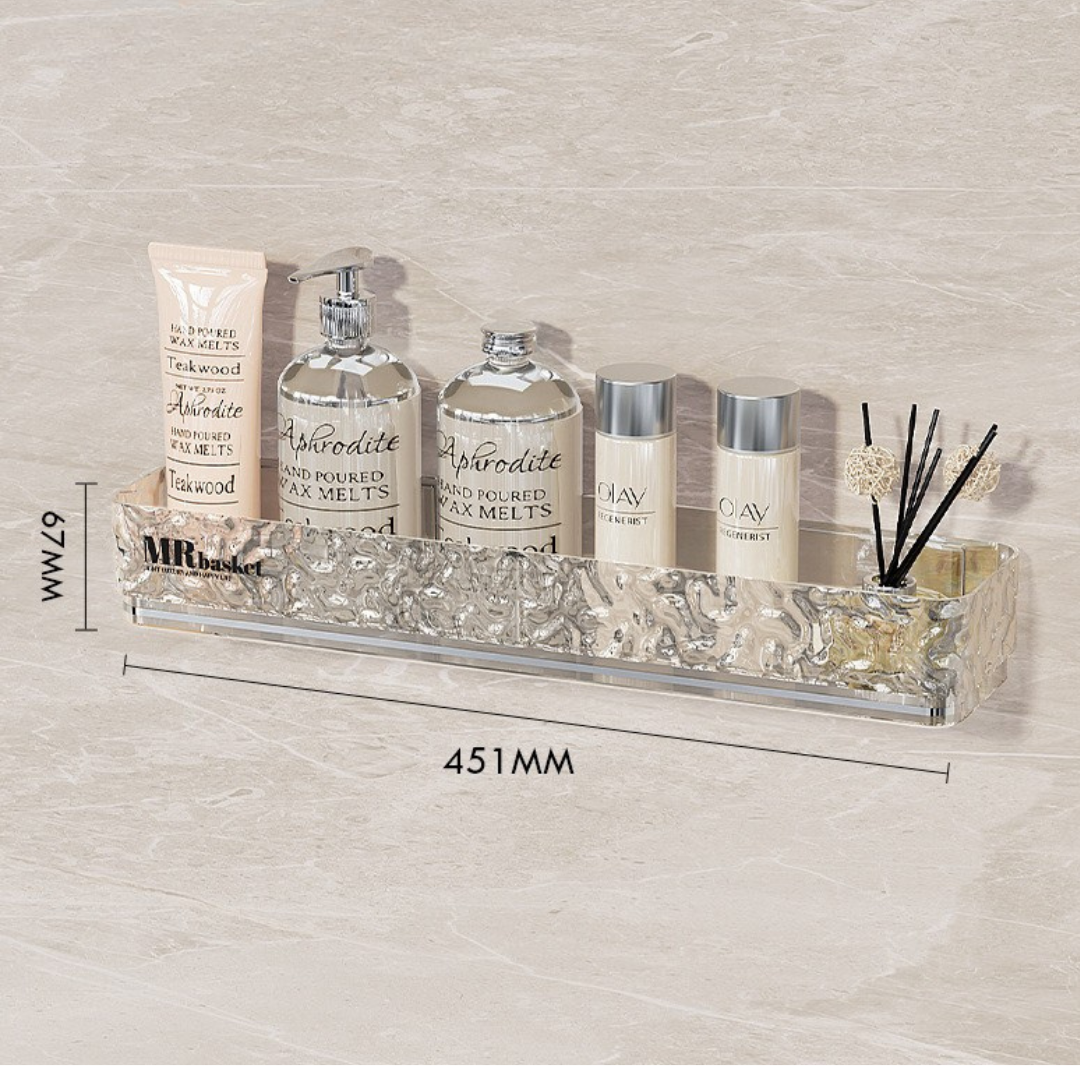 Acrylic Shine™ – Estante Minimalista y transparente para Baño