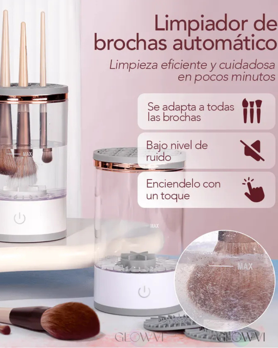 Limpia Brochas en Automático