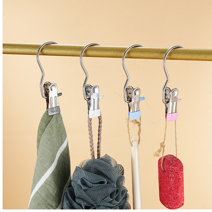 ClipHangerPro™- Set de 5 Ganchos Colgadores Multiusos en color Blanco