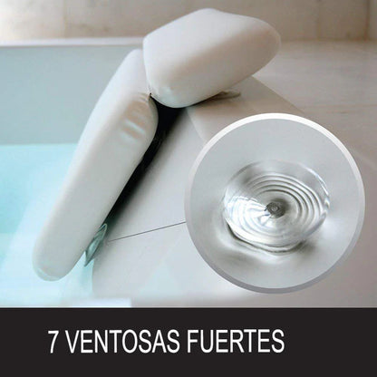 Almohada Antideslizante Cómoda y Flexible para Tina