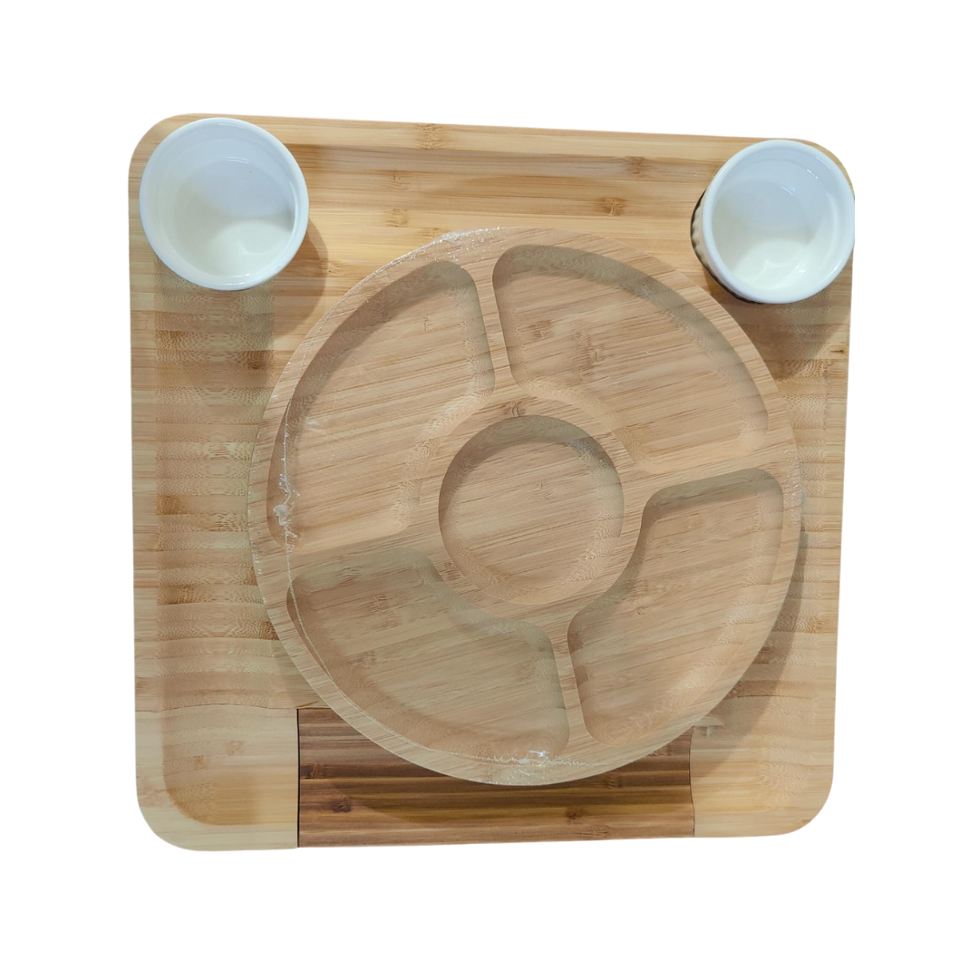 Bamboo Cheese Board™ - Set Premium de Tablas de Queso de Bambú con Accesorios