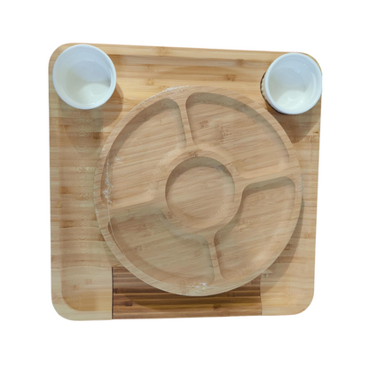 Bamboo Cheese Board™ - Set Premium de Tablas de Queso de Bambú con Accesorios