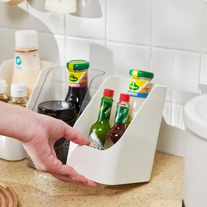 SpaceBins™ - Set de 2 Contenedores de Almacenamiento para el Hogar y Refrigeradora: Maximiza tu Espacio con Estilo