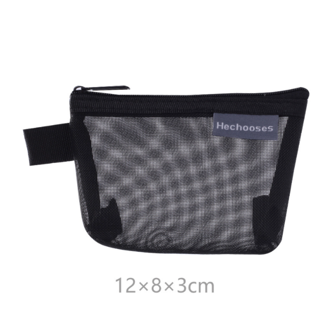 TriMesh - Pack de 3 Monederos de Malla de Nylon