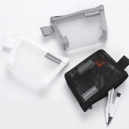 TriMesh - Pack de 3 Monederos de Malla de Nylon