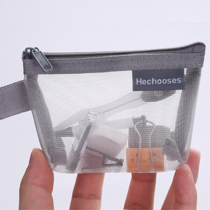 TriMesh - Pack de 3 Monederos de Malla de Nylon