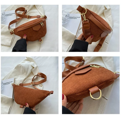 RetroBag - Canguro de Estilo Retro para Cintura u Hombro