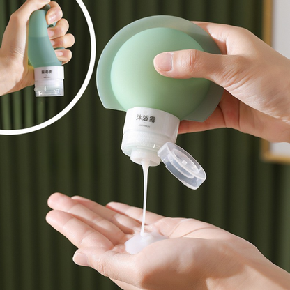 SilkyGo™ - Set de 3 Envases de Silicona para Productos de Cuidado Personal