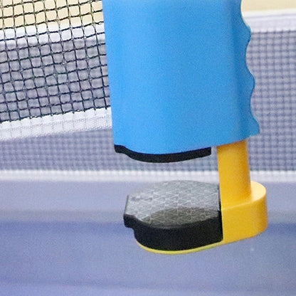 PingPongPlay™ - Set de Mesa de Ping Pong Pelotas y Red Ajustable para Jugar en Cualquier Lugar