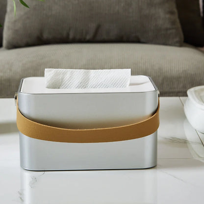 TissueStash™ - Caja Portátil de Pañuelos Ligero y Original para Oficina y Hogar