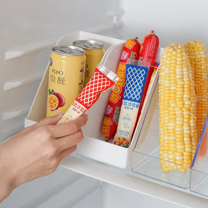 SpaceBins™ - Set de 2 Contenedores de Almacenamiento para el Hogar y Refrigeradora: Maximiza tu Espacio con Estilo