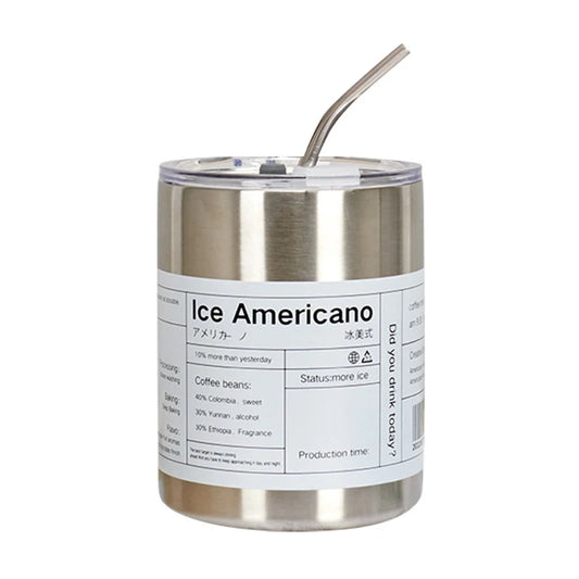 SteelMug™ - Termo de Café de Doble Capa en Acero Inoxidable con Tapa para Bebidas Frías y Calientes