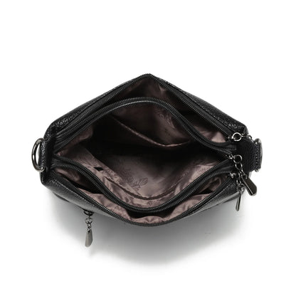 Bolso de Hombro de Cuero Chloe™ con Patrón de Cocodrilo para Mujeres con Estilo