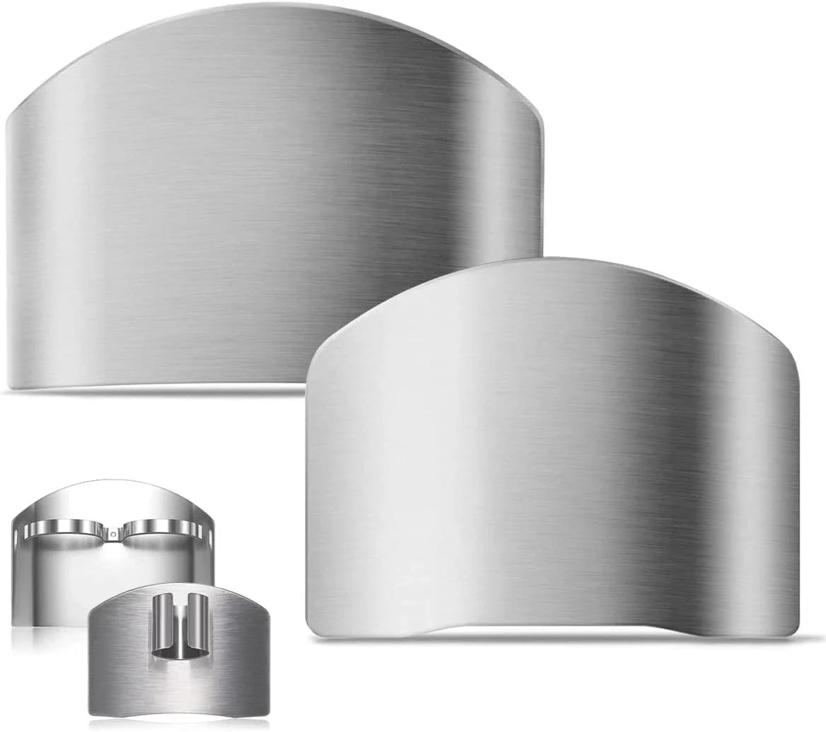 Pack de 2 Protectores de dedos para cortar verduras