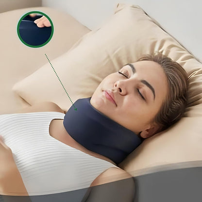 SnoreLess™ - Soporte Ergonómico para el Cuello Antirronquidos y Alineación Cervical