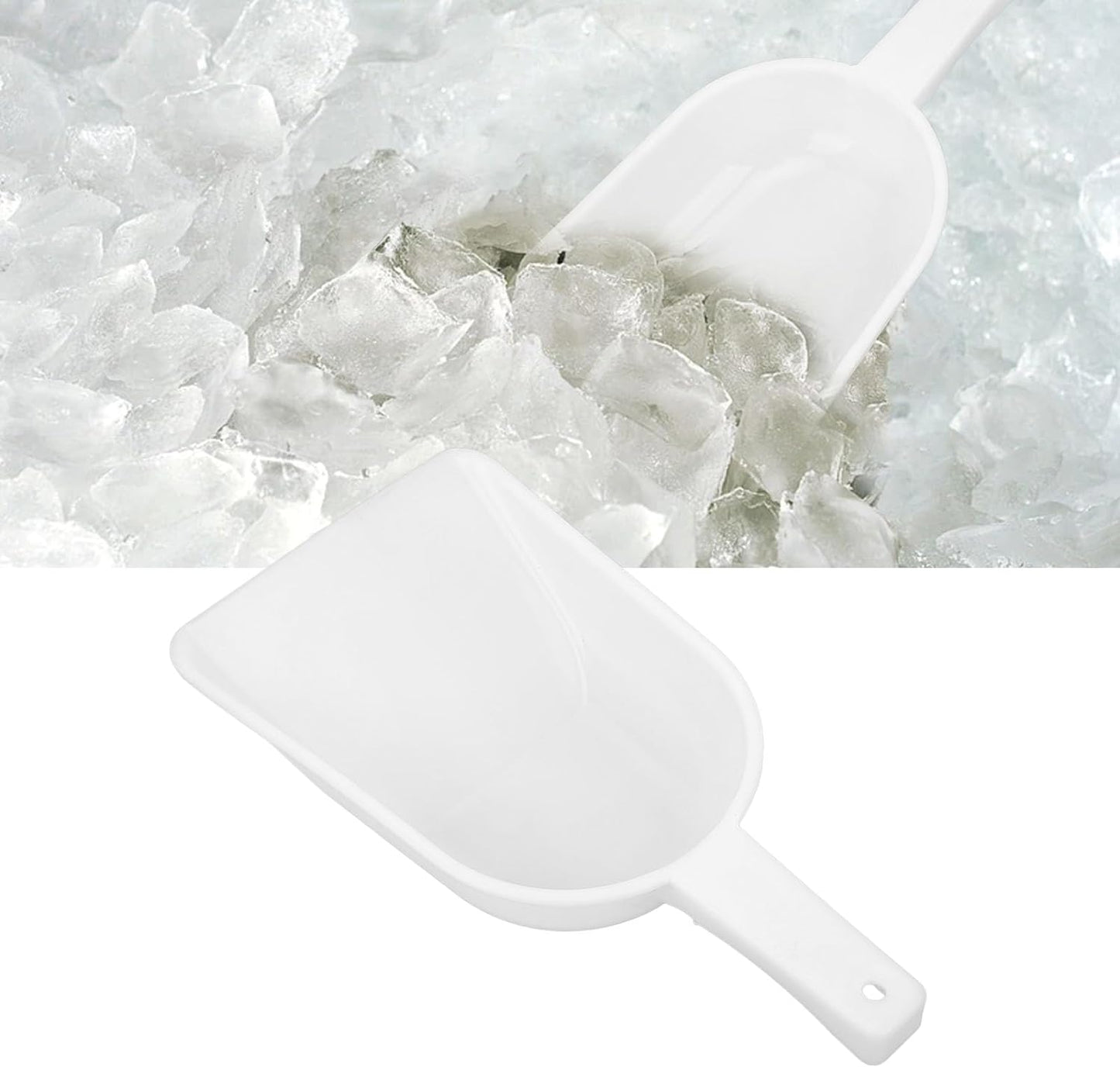 Pack de 3 Cogedores Palas de Plástico para Hielo