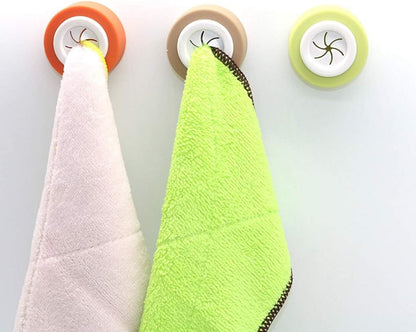 RoundHook - Pack de 4 Colgadores Redondos para Toallas