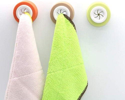 RoundHook - Pack de 4 Colgadores Redondos para Toallas