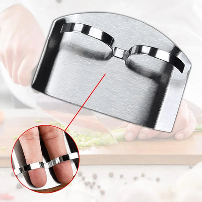 Pack de 2 Protectores de dedos para cortar verduras