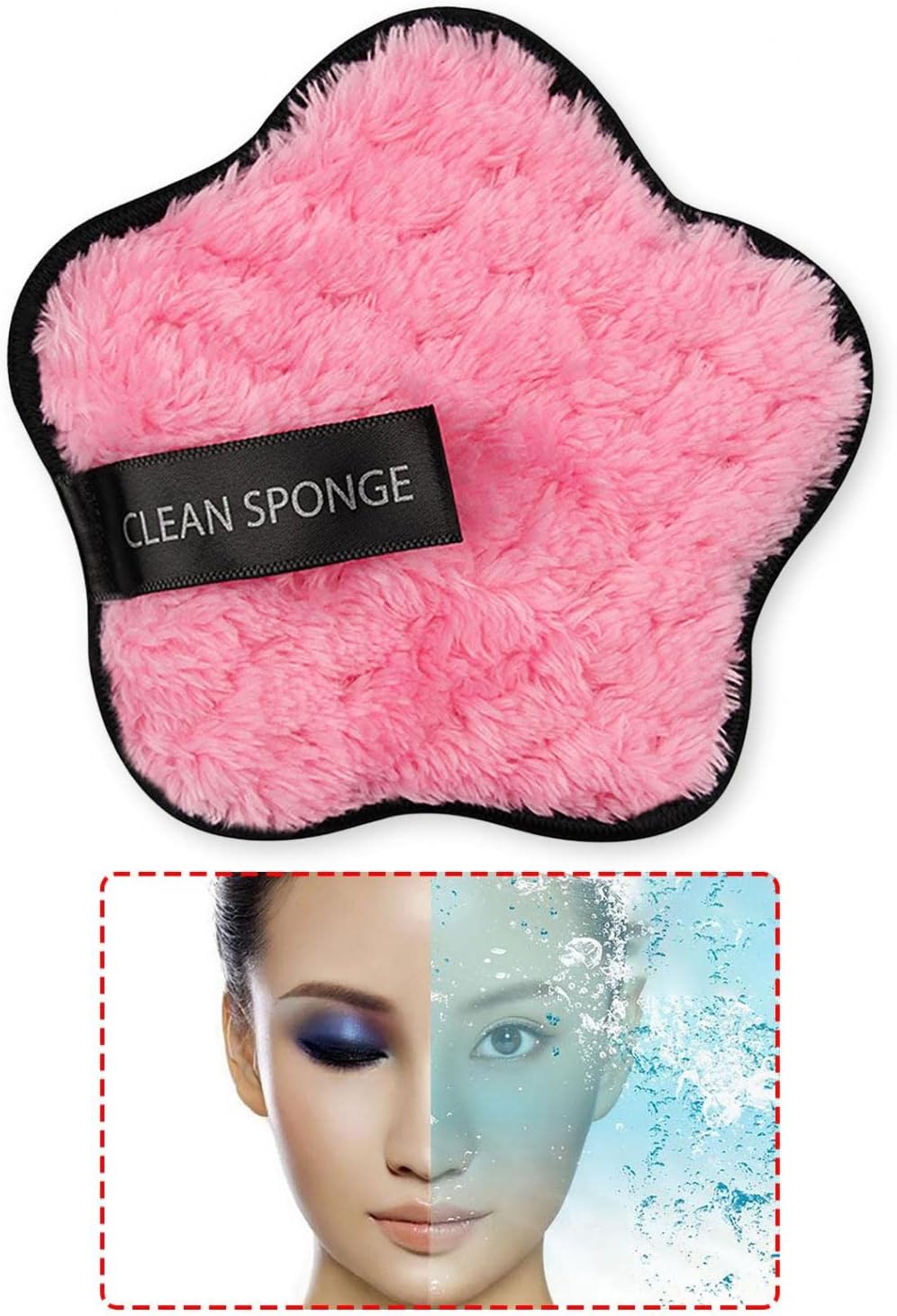 Esponja facial lavable reutilizable