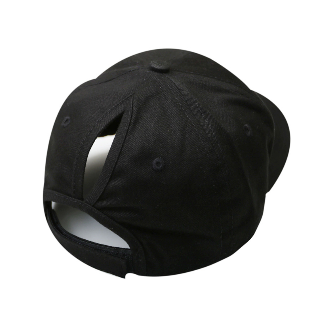 PonyCap - Gorra de Béisbol con Protección Solar y Agujero para Cola de Caballo