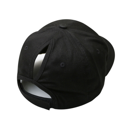 PonyCap - Gorra de Béisbol con Protección Solar y Agujero para Cola de Caballo