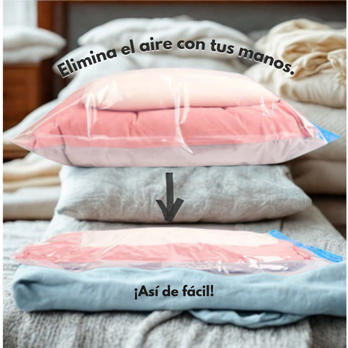 HandRoll - Juego de 3 Bolsas de Almacenamiento al Vacío Manual