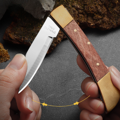 Kamisori™ - Cuchillo plegable portátil para camping