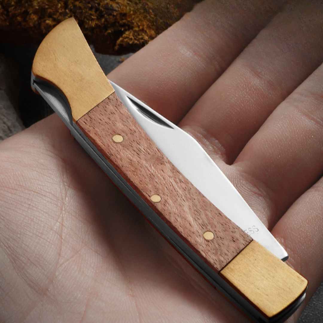 Kamisori™ - Cuchillo plegable portátil para camping