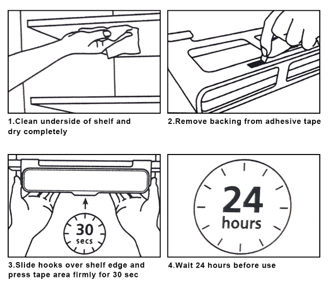 SpiceHang™- Estante para 6 frascos de especias
