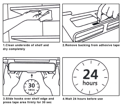 SpiceHang™- Estante para 6 frascos de especias
