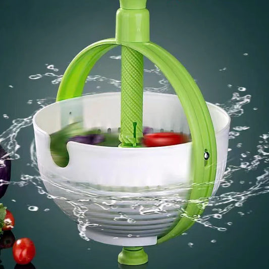 Cesta Escurridor de Verduras Giratorio de Alta Eficiencia