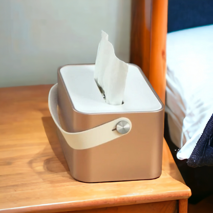 TissueStash™ - Caja Portátil de Pañuelos Ligero y Original para Oficina y Hogar