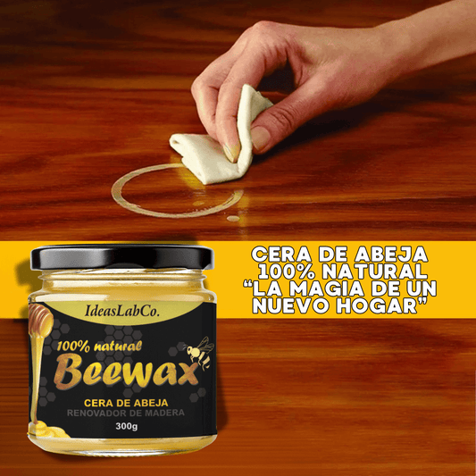 BeeWax™ - Cera de Abeja Natural para el Cuidado y Protección de Muebles 300 gramos - IdeasLabCo.™