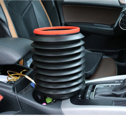CarCleanKit - Kit 6 en 1 - Balde Plegable más Accesorios de Limpieza para Auto