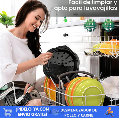 Desmenuzador de pollo y Carne